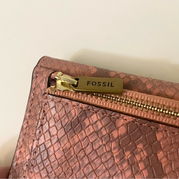 Fossil Snake Print Pattern Small Wallet - Picture 12 of 16